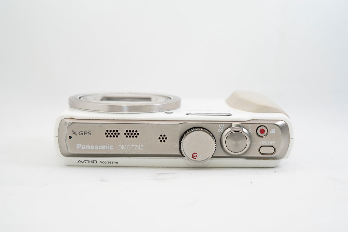 Panasonic LUMIX DMC-TZ40 ホワイト FB3BA003541（付属：バッテリー）