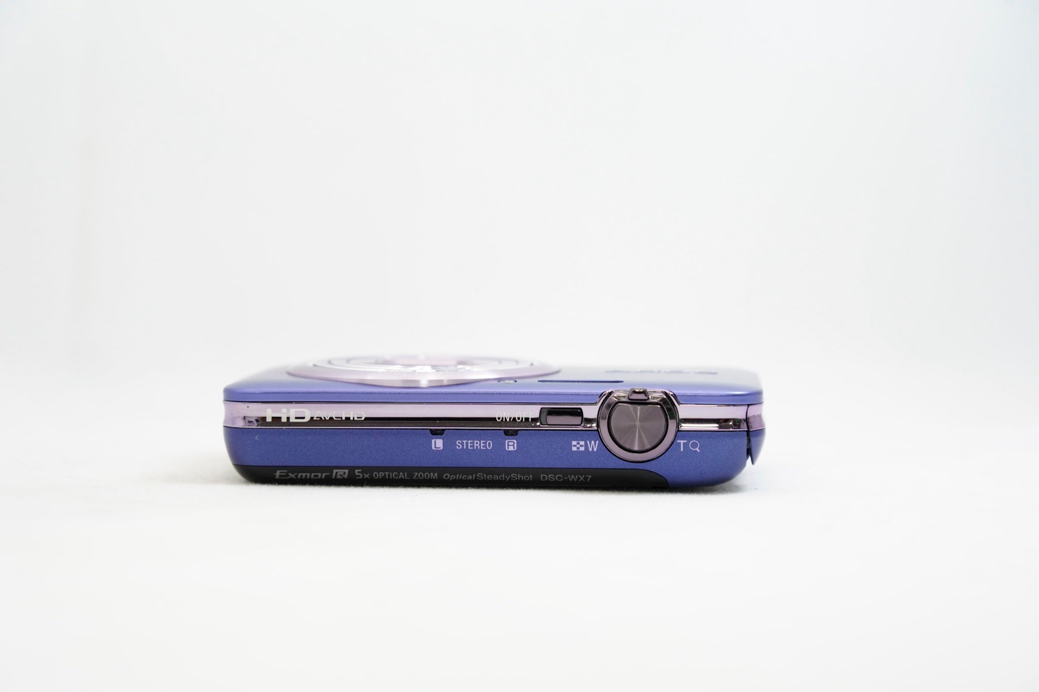 SONY Cyber-shot DSC-WX7 パープル（付属：バッテリー、充電器、箱）