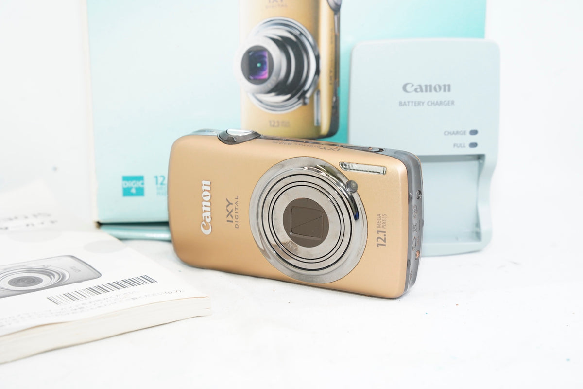 Canon IXY DIGITAL 930 IS ブラウン（付属：箱、充電器、バッテリー）