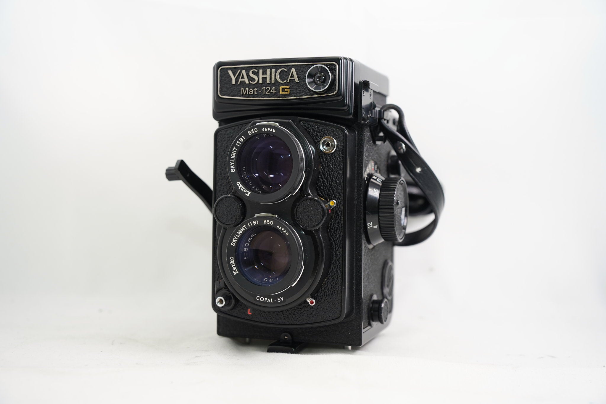 ★外観極上、シャッター不良★ ヤシカ ASHICA Mat-124G 二眼中判 YASHICA MAT 124G
