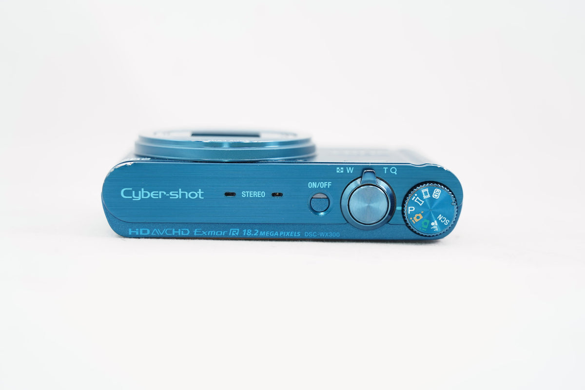 SONY Cyber-shot DSC-WX300 ブルー（付属：バッテリー）