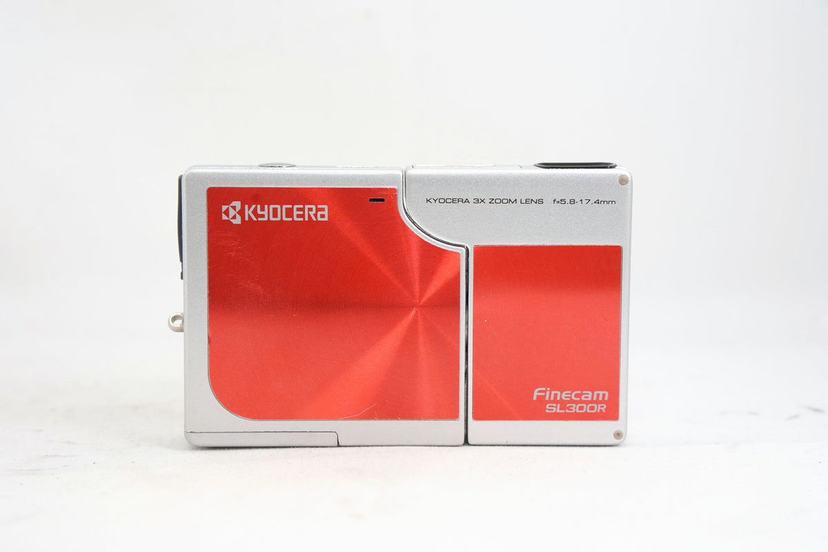 KYOCERA Finecam SL300R オレンジ（付属：充電器・バッテリーなし）