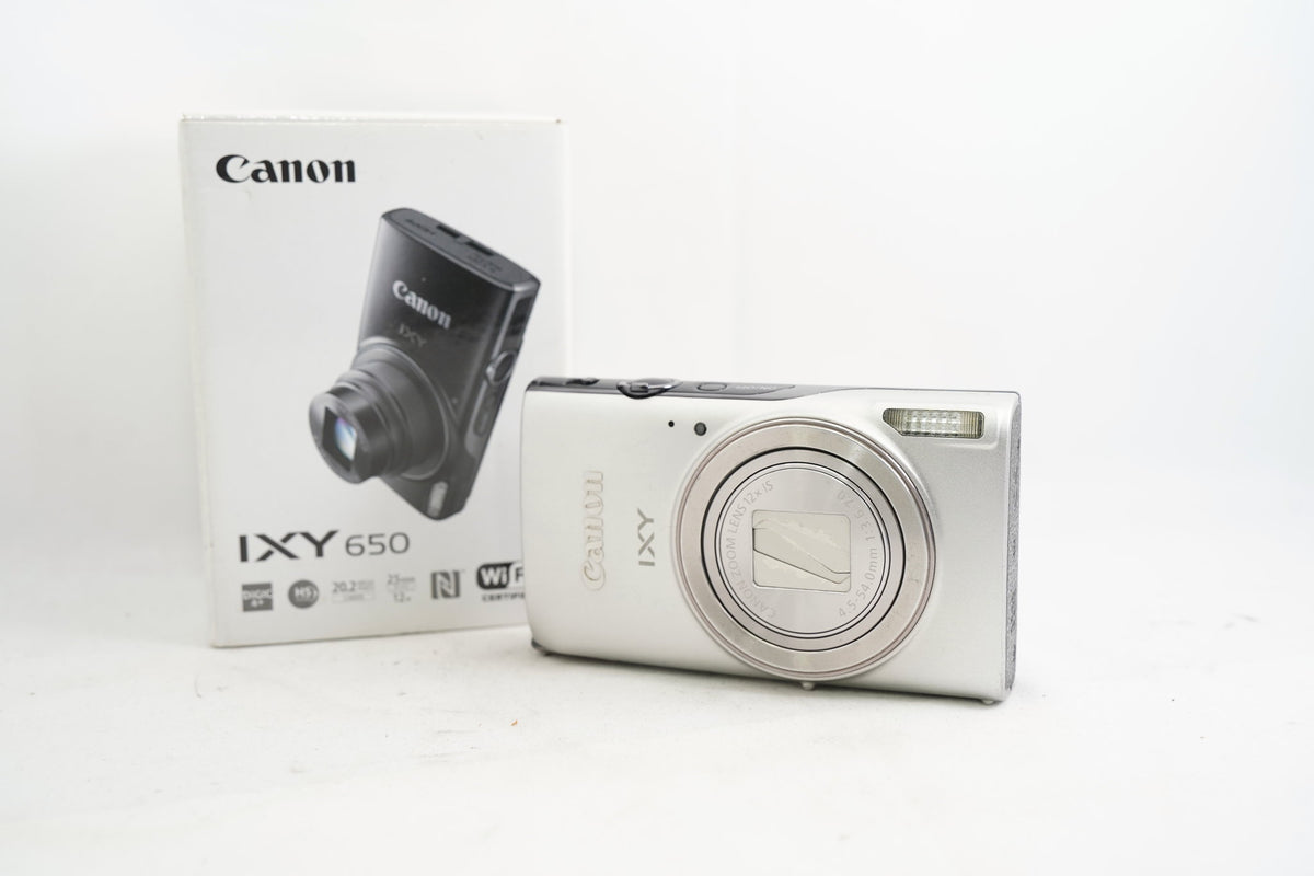 CANON IXY 650 silver（付属：箱）