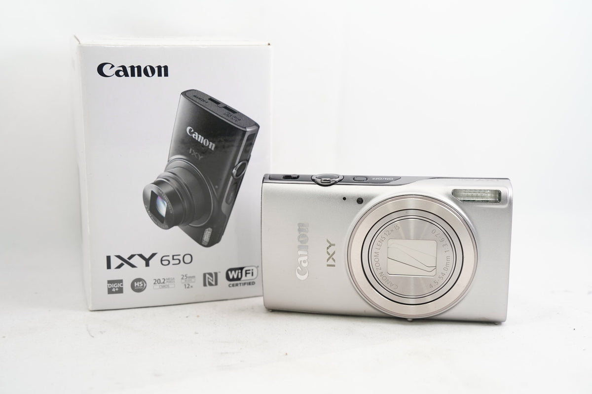 CANON IXY 650 silver（付属：箱）