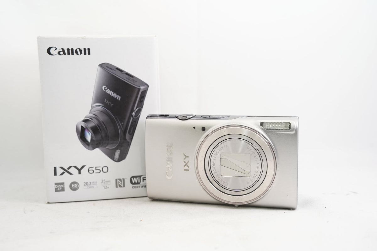 CANON IXY 650 silver（付属：箱）