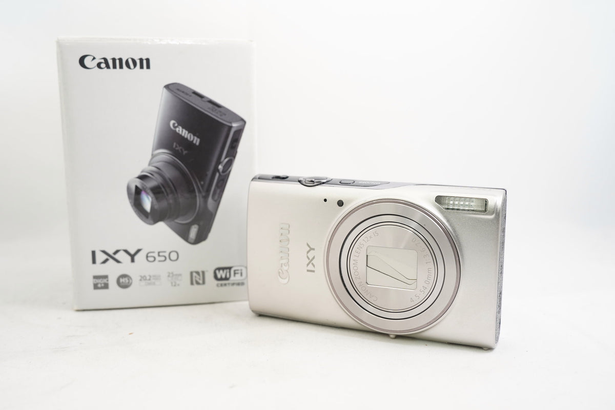 CANON IXY 650 silver（付属：箱）
