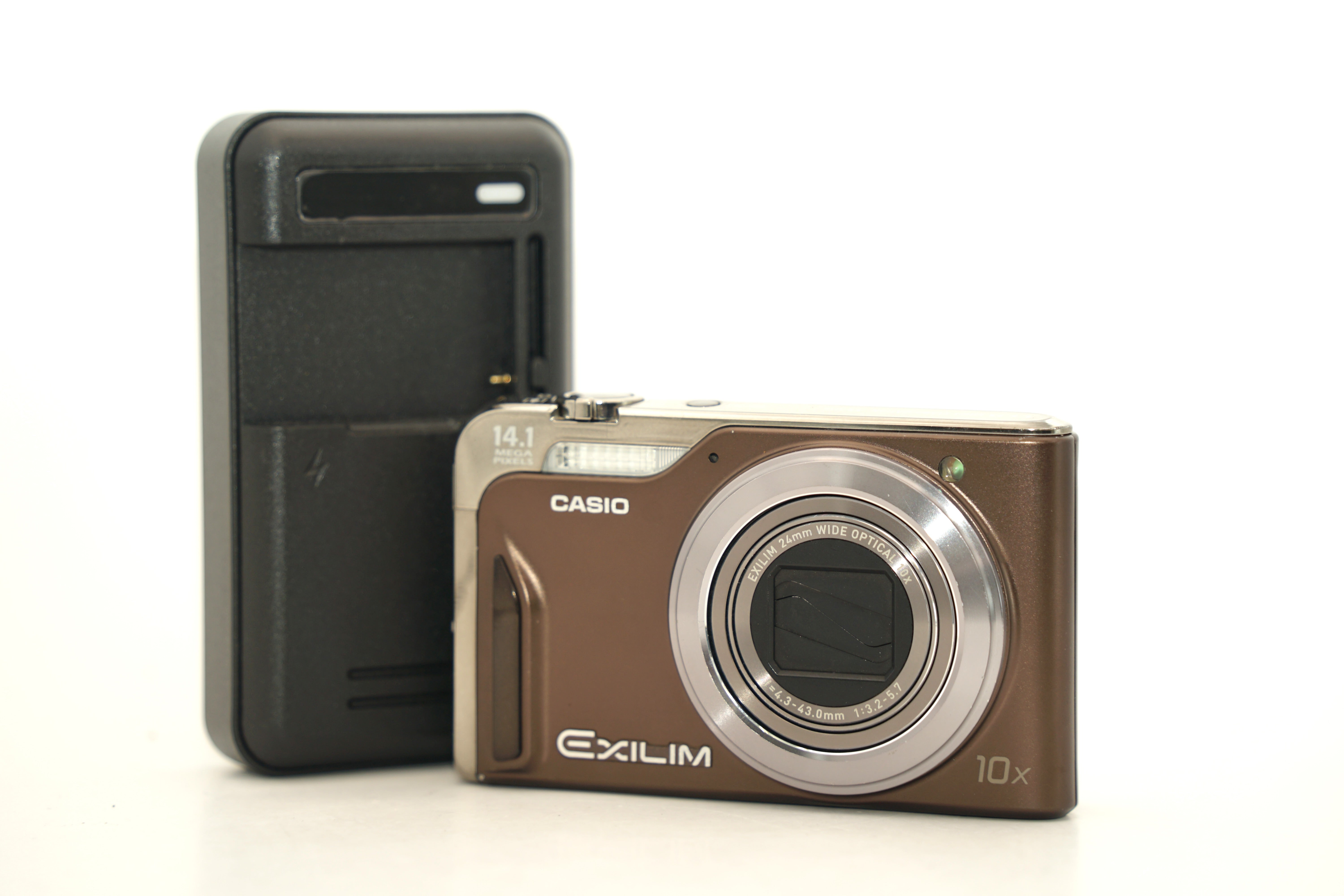 カシオ CASIO EXILIM EX-H15 ブラウン CASIO EXILIM EX-H15 ブラウン バッテリー付属