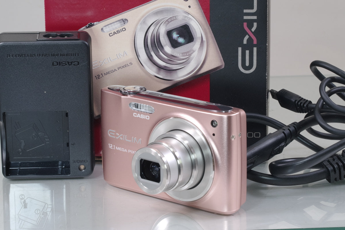 CASIO EXILIM EX-Z400 ピンク 箱付属  バッテリー 充電器 付き
