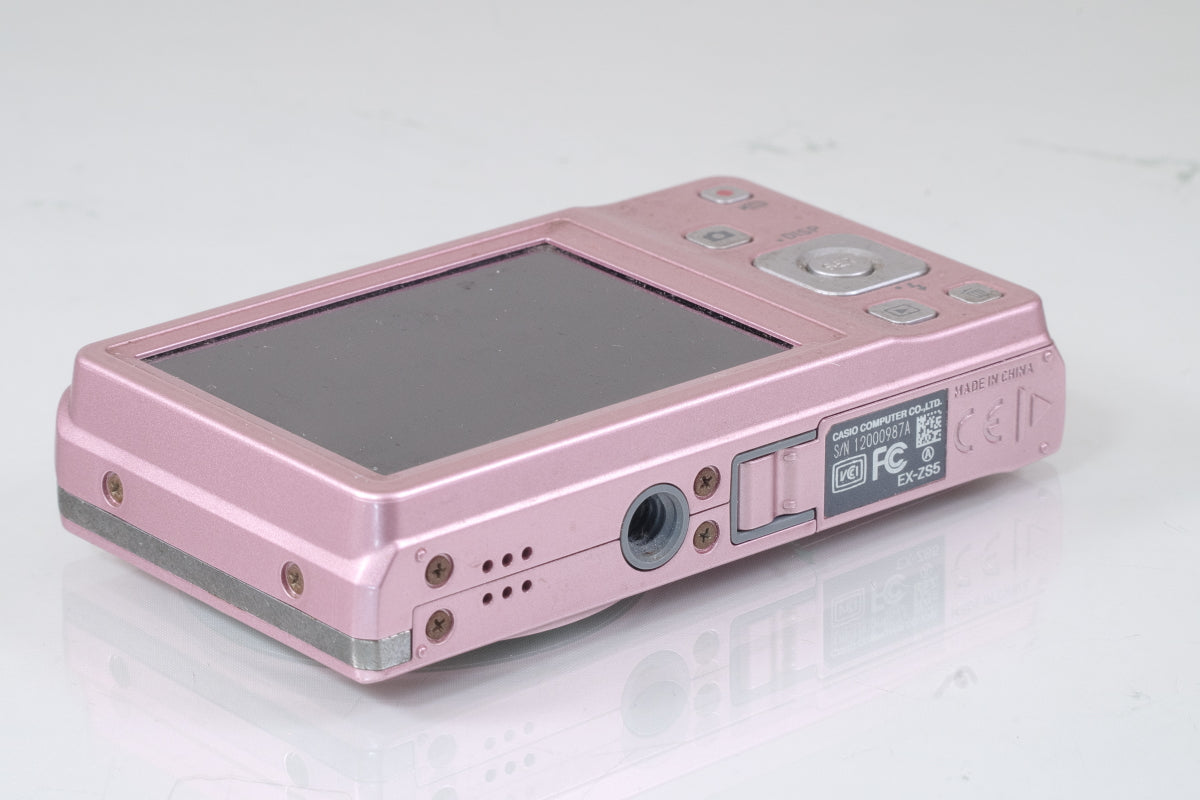 CASIO EXILIM EX-ZS5 ピンク バッテリー, 付き