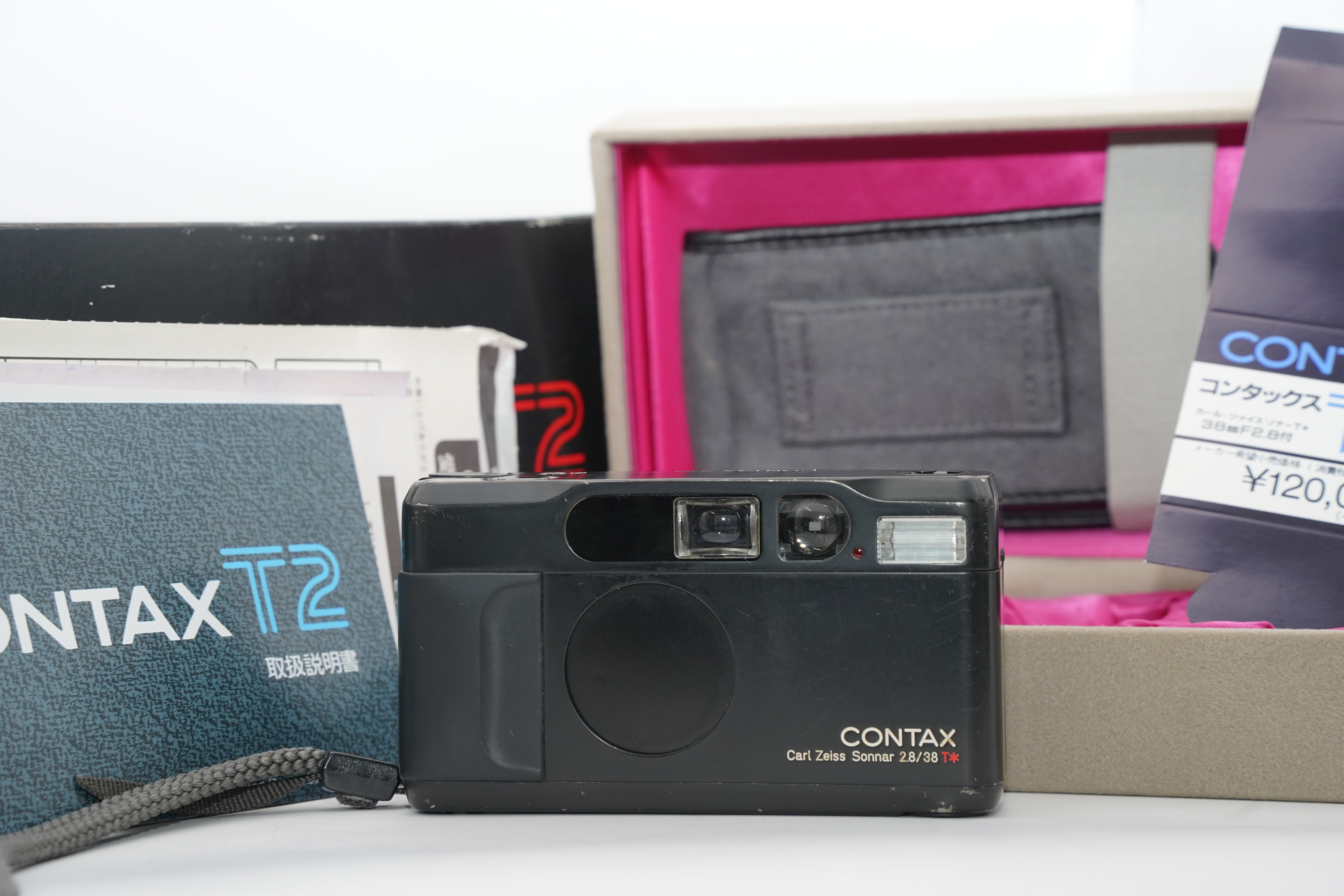 CONTAX T2 ブラック 箱 説明書 付属
