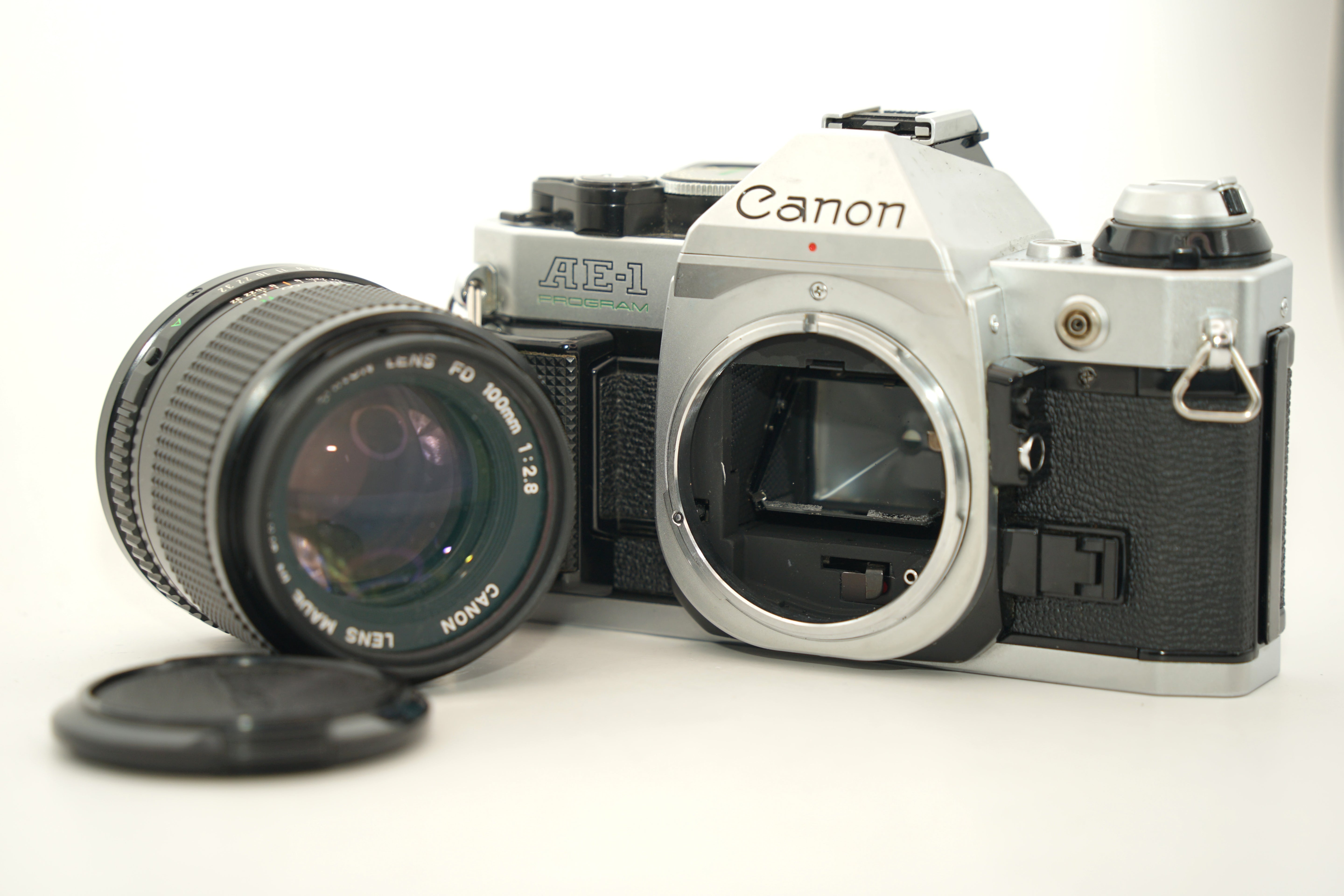 Canon AE-1 PROGRAM / FD 100mm F2.8 シルバー