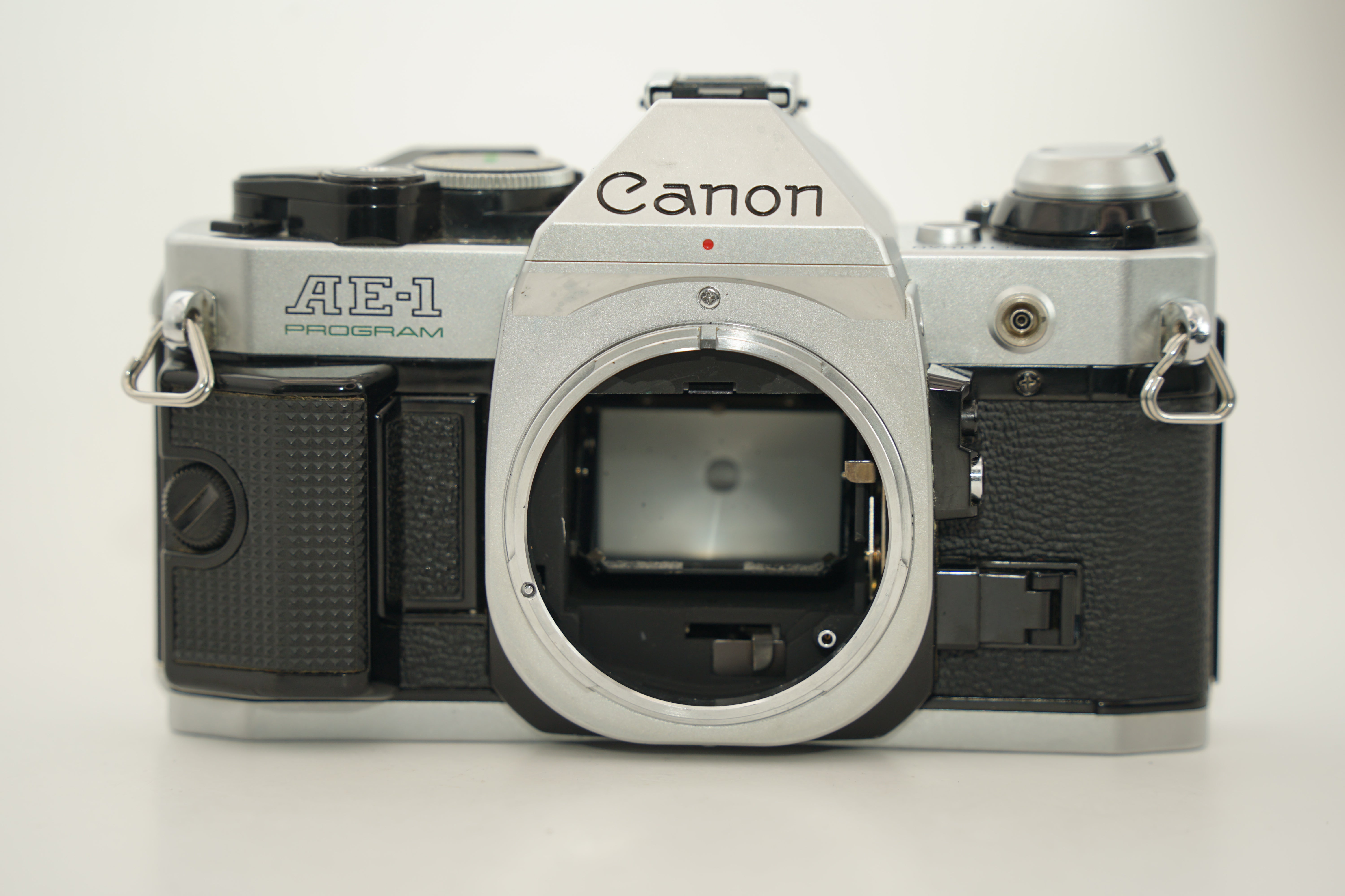 ★訳あり美品★ キヤノン Canon AE-1 PROGRAM #938 Canon AE-1 PROGRAM / FD 100mm F2.8 シルバー