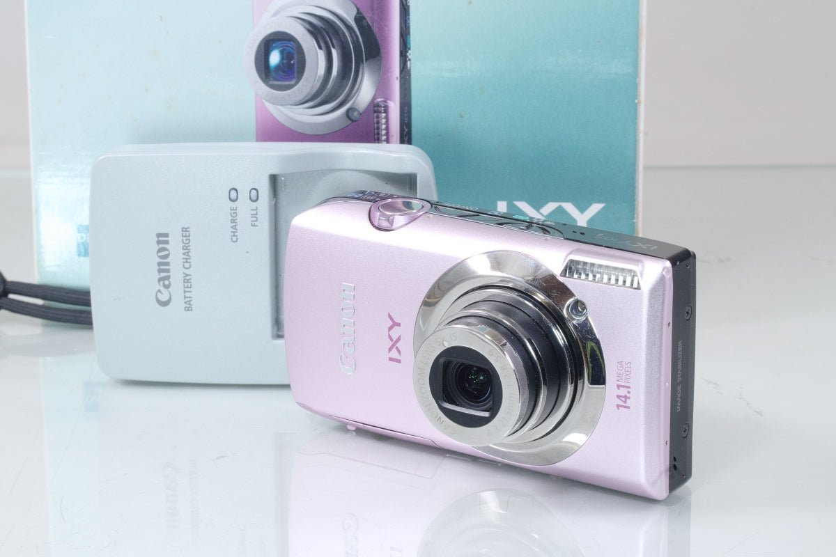 Canon IXY 10S ピンク  バッテリー, 充電器, 元箱, 付き
