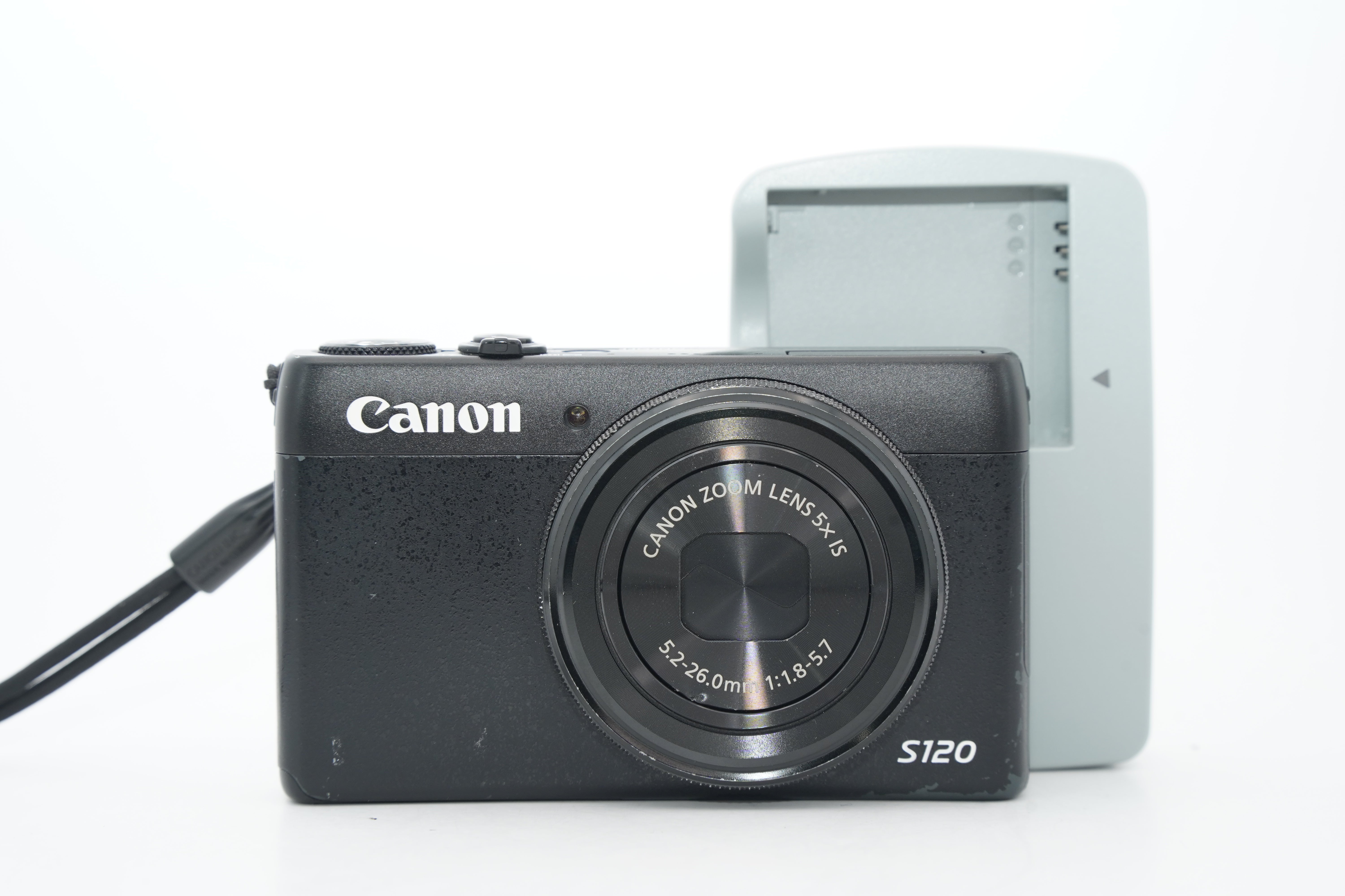 Canon PowerShot S120 本体 バッテリー 充電器付き Canon PowerShot S120 ブラック 充電器 バッテリー付属