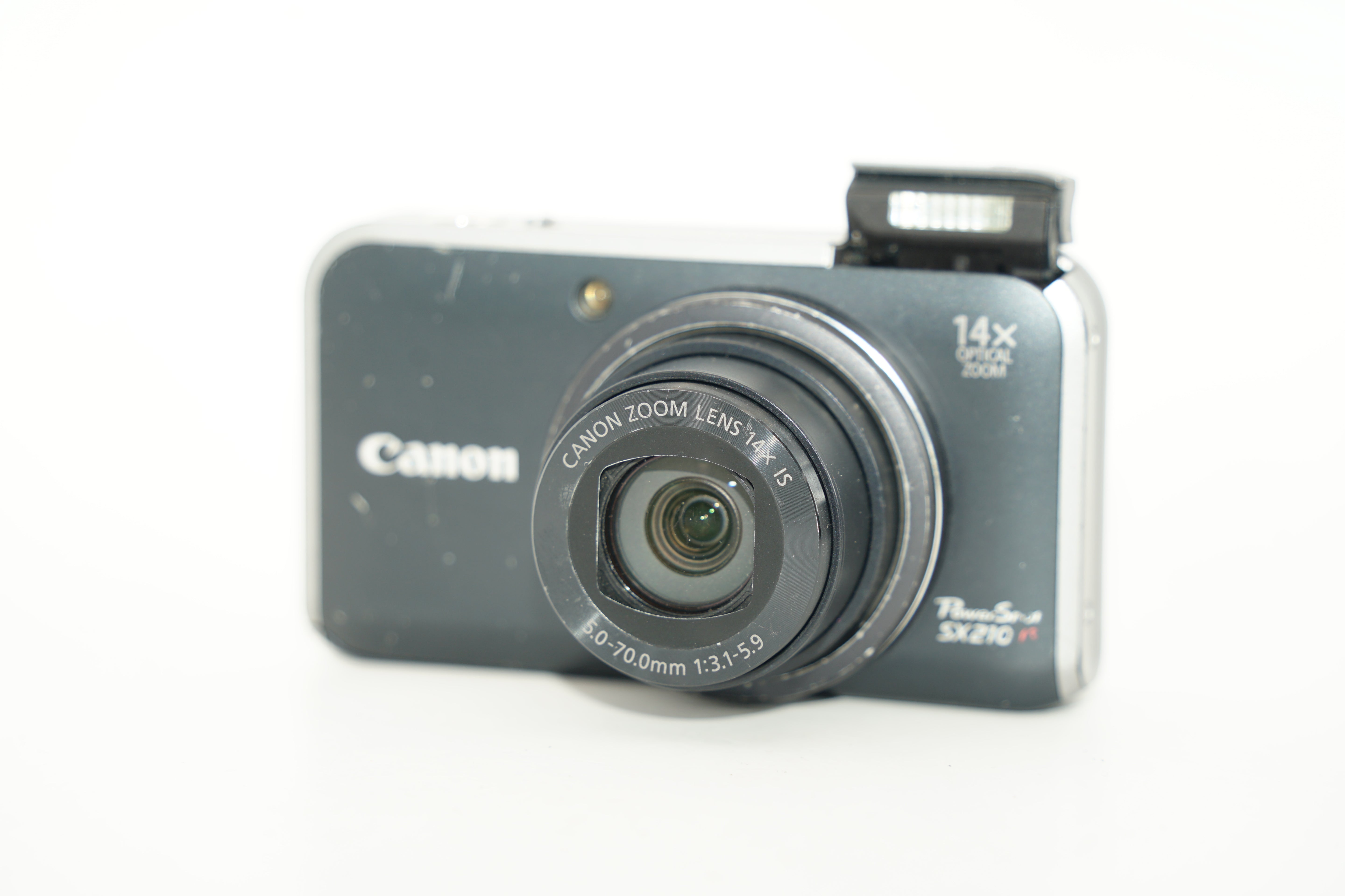 Canon PowerShot SX210 IS ﾌﾞﾗｯｸ 元箱 バッテリー 充電器付属