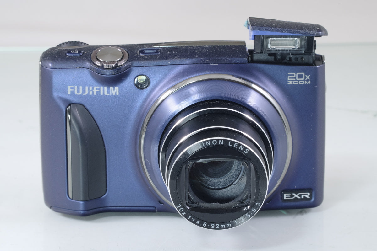 FUJIFILM FINEPIX EXR F900EXR ブルー バッテリー, 付き
