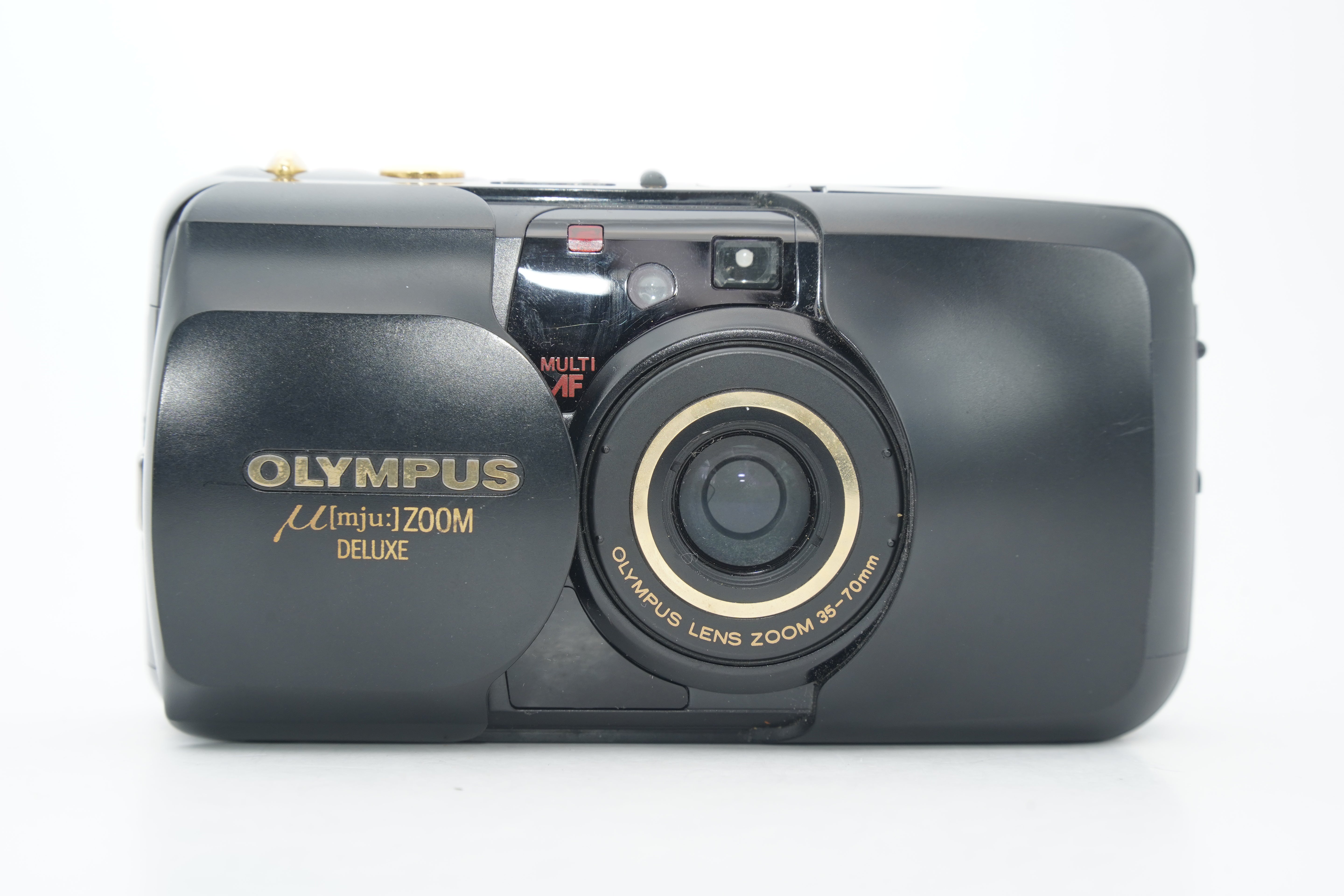 OLYMPUS μ ZOOM DELUXE ブラック 中古フィルムカメラ 東京 恵比寿