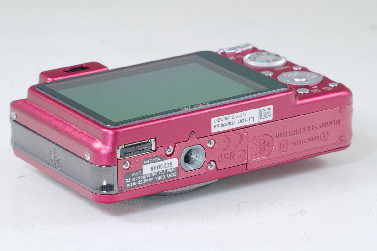 SONY Cyber-shot DSC-W170  レッド バッテリー, 付き