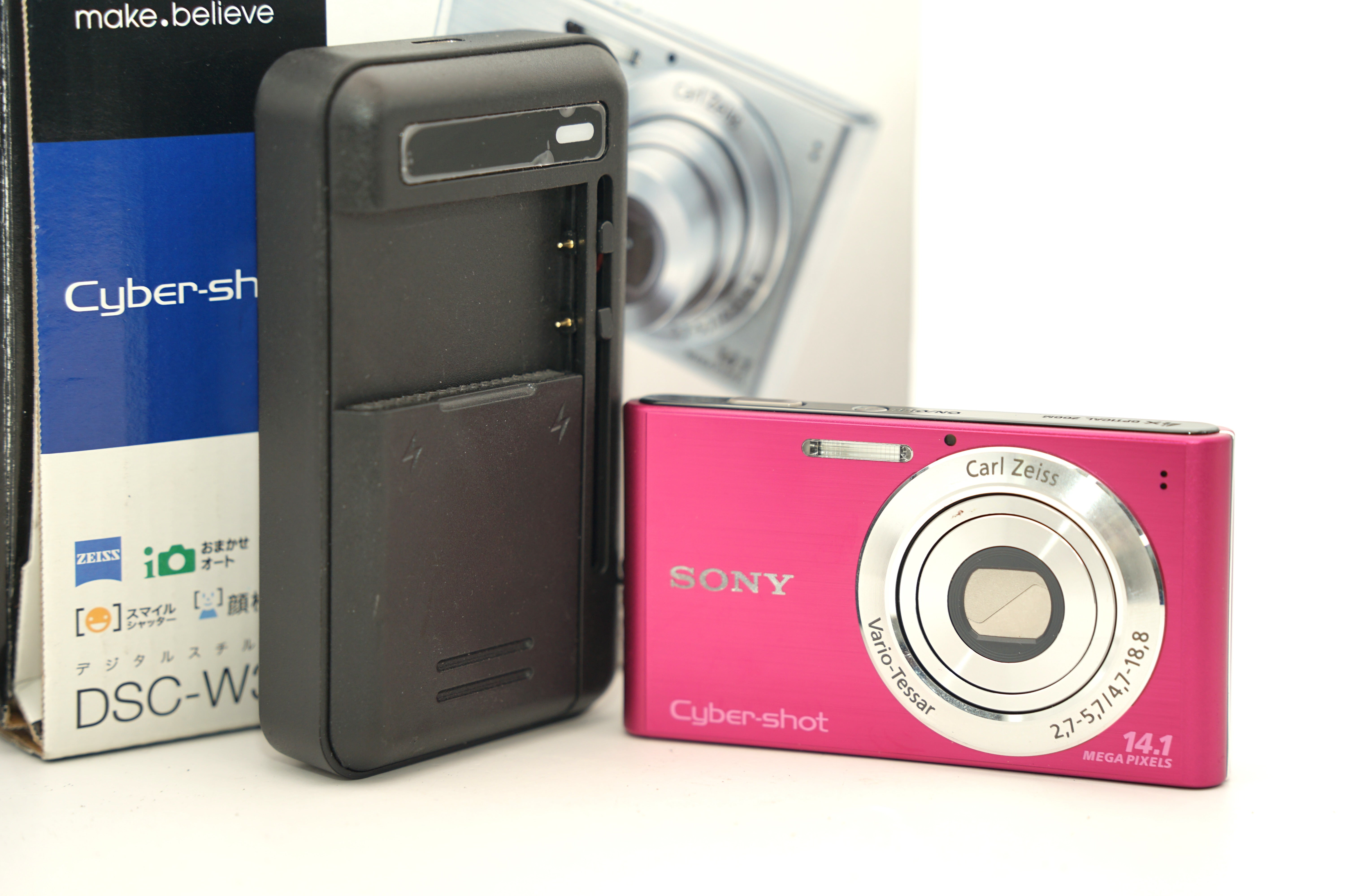 SONY Cyber-shot DSC-W320 ﾋﾟﾝｸ 元箱付属