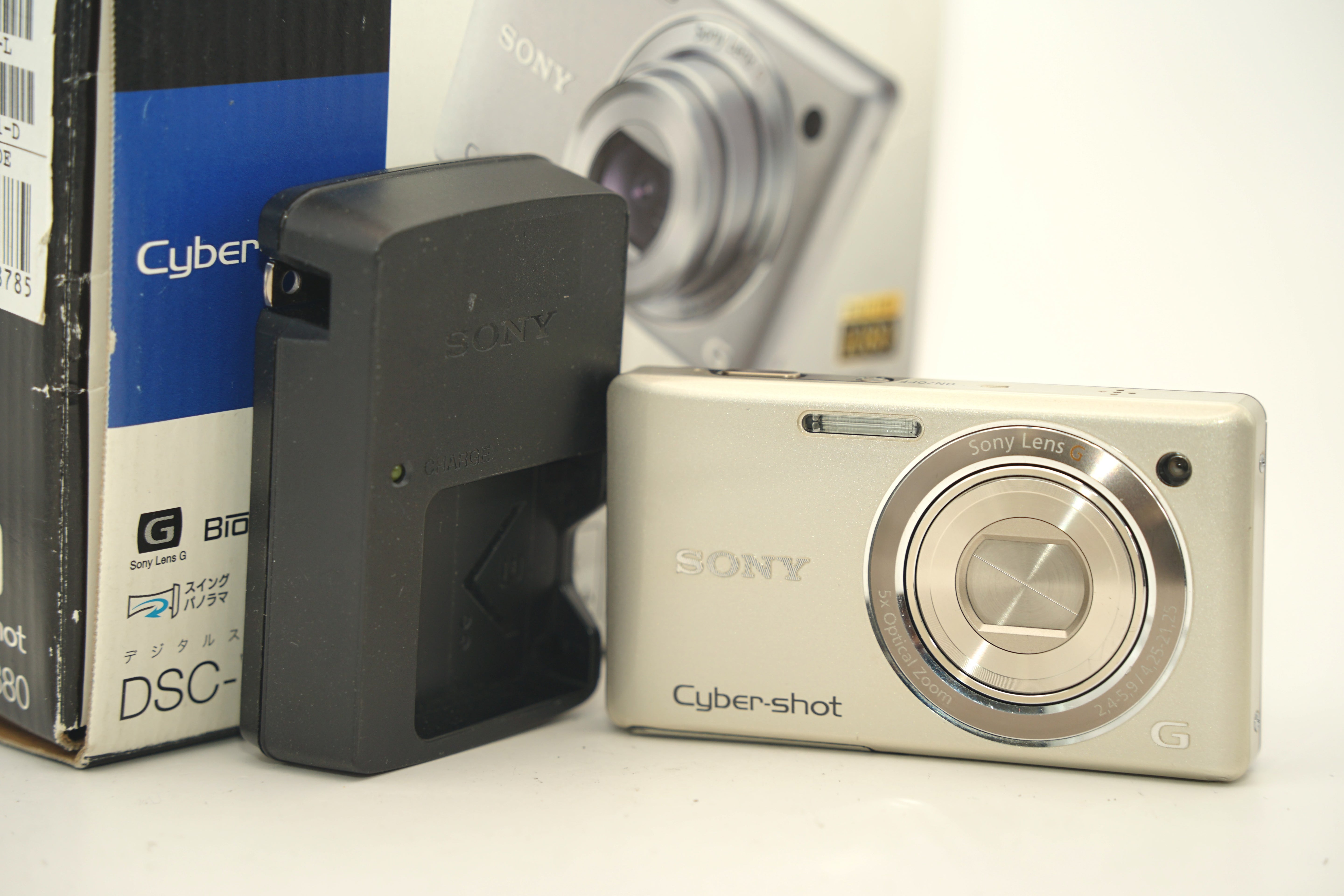 SONY Cyber-shot DSC-W380 ｺﾞｰﾙﾄﾞ 元箱 バッテリー 充電器付属