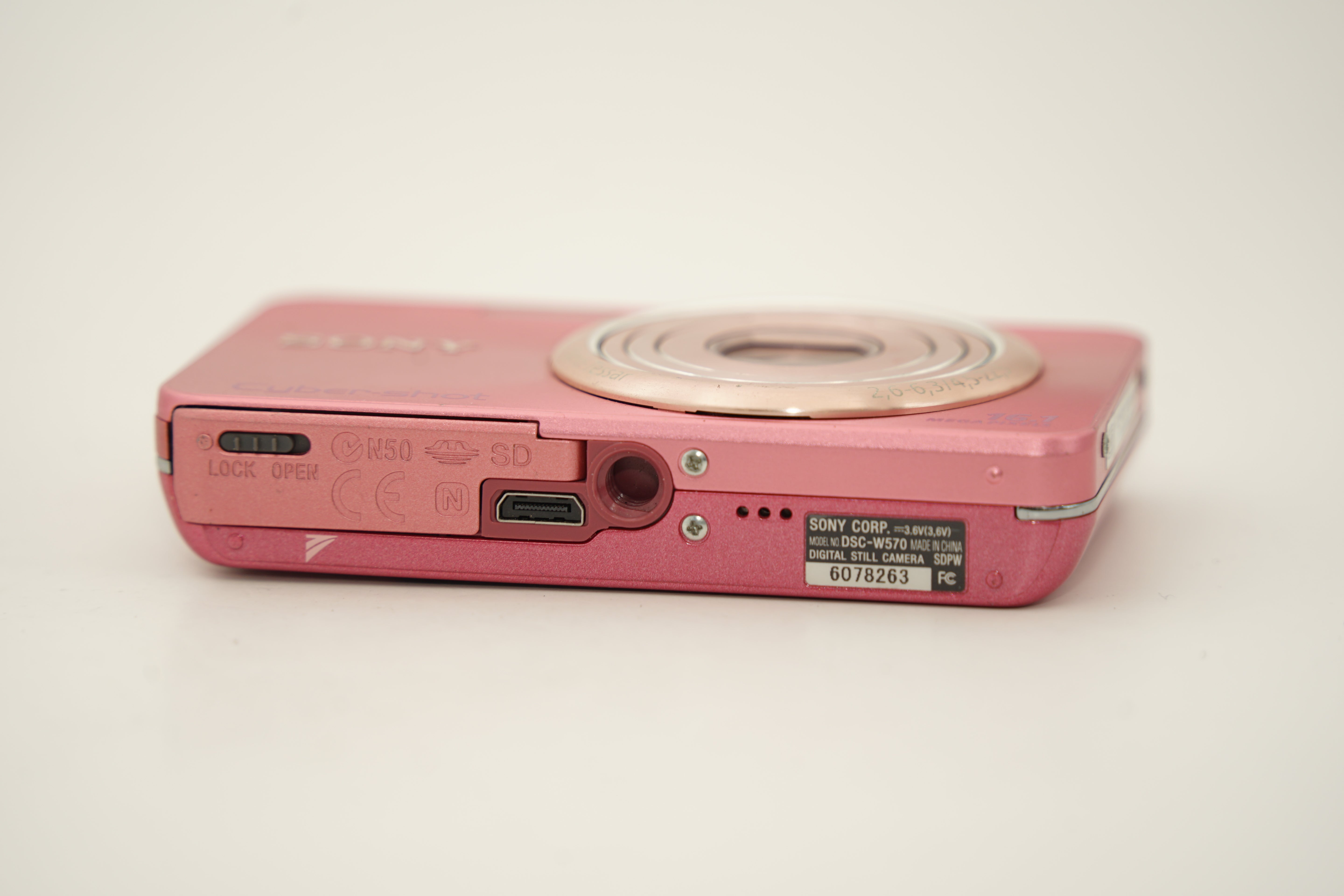 SONY Cyber-shot DSC-W570 ﾋﾟﾝｸ バッテリー 充電器付属