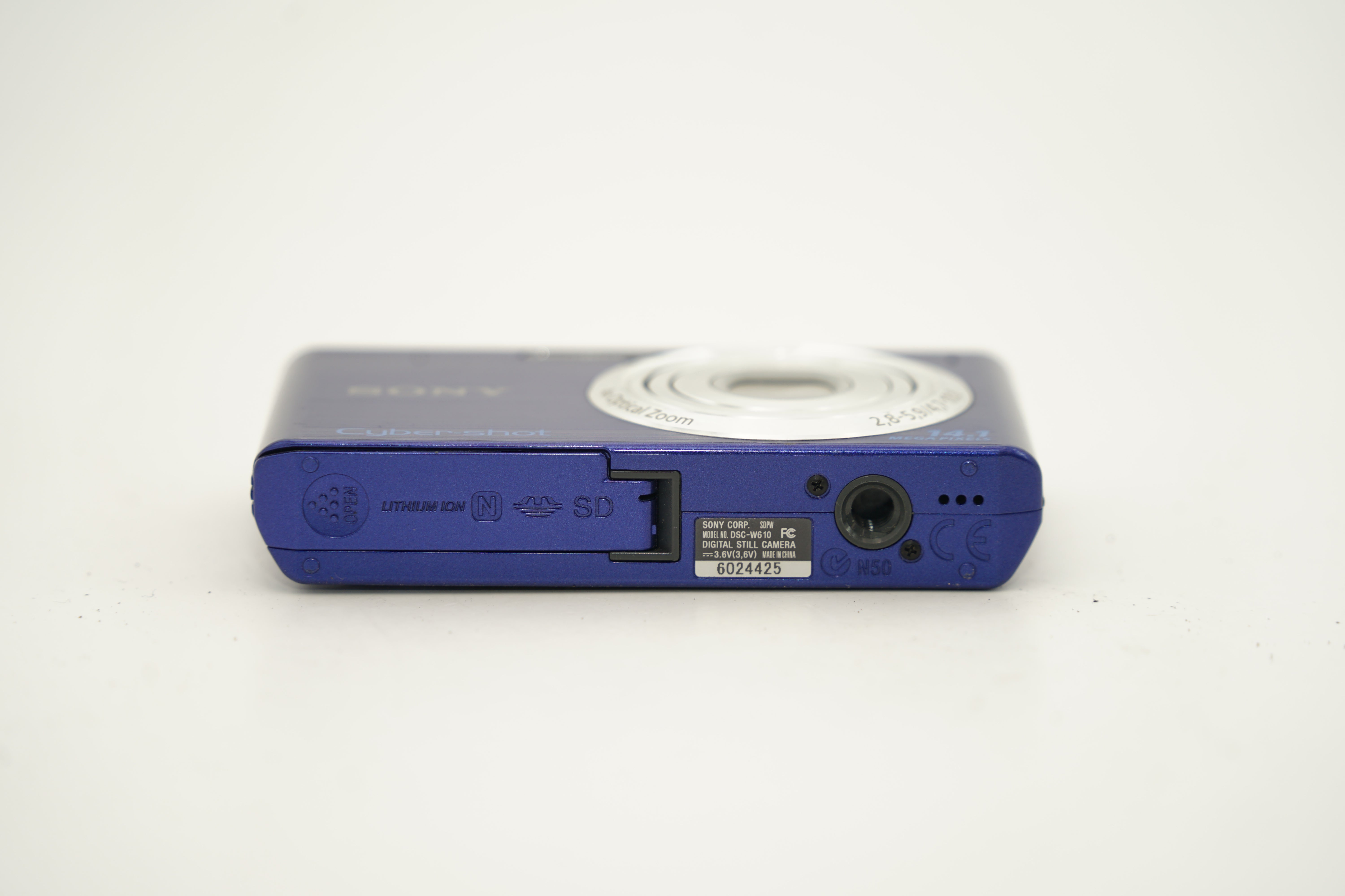 SONY Cyber-shot DSC-W610 ﾌﾞﾙｰ バッテリー付属