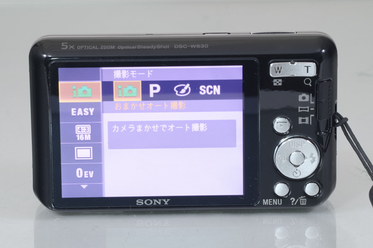 SONY Cyber-shot DSC-W630  ブラック バッテリー 付き