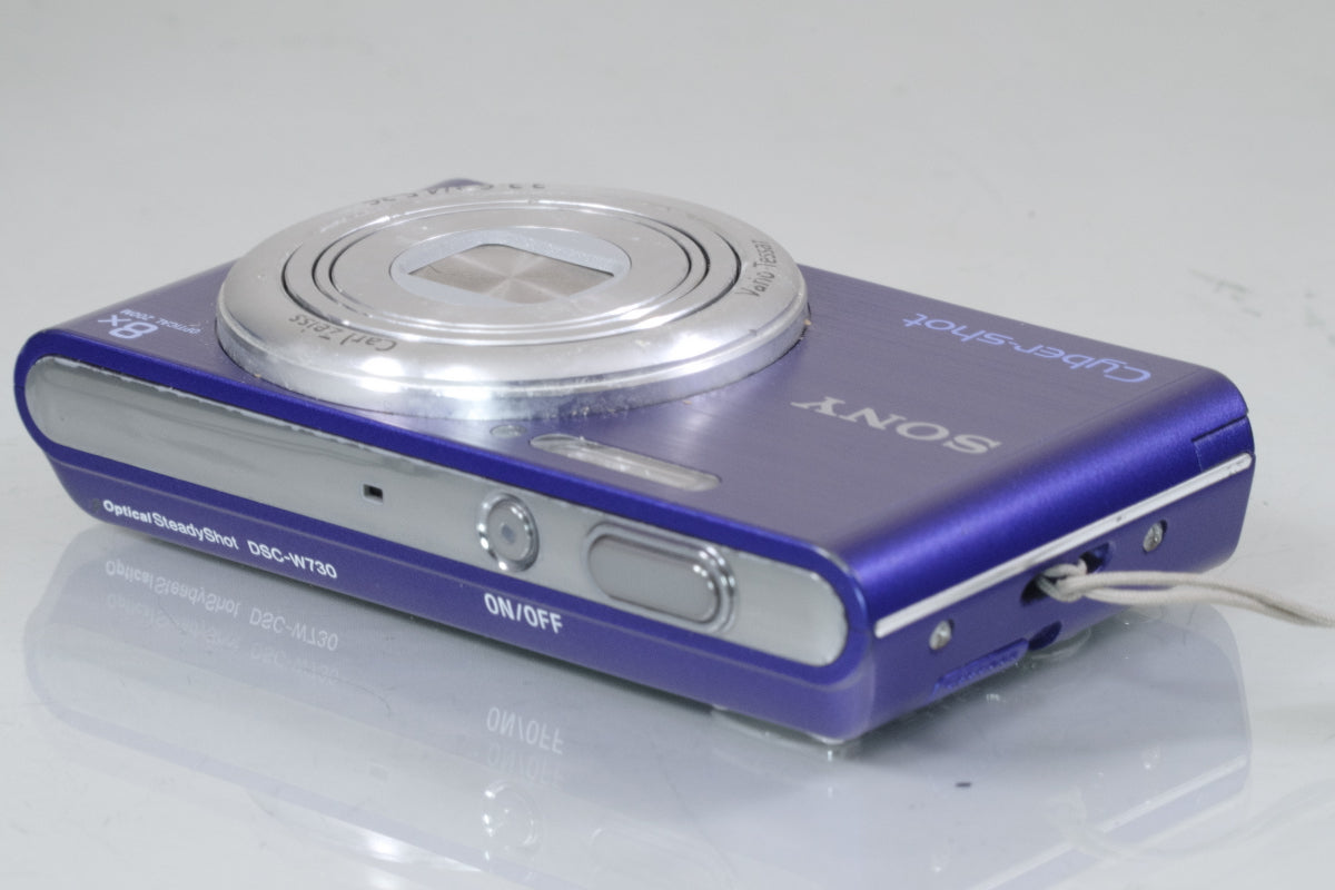 SONY Cyber-shot DSC-W730 ブルー  バッテリー 充電器 元箱 付き
