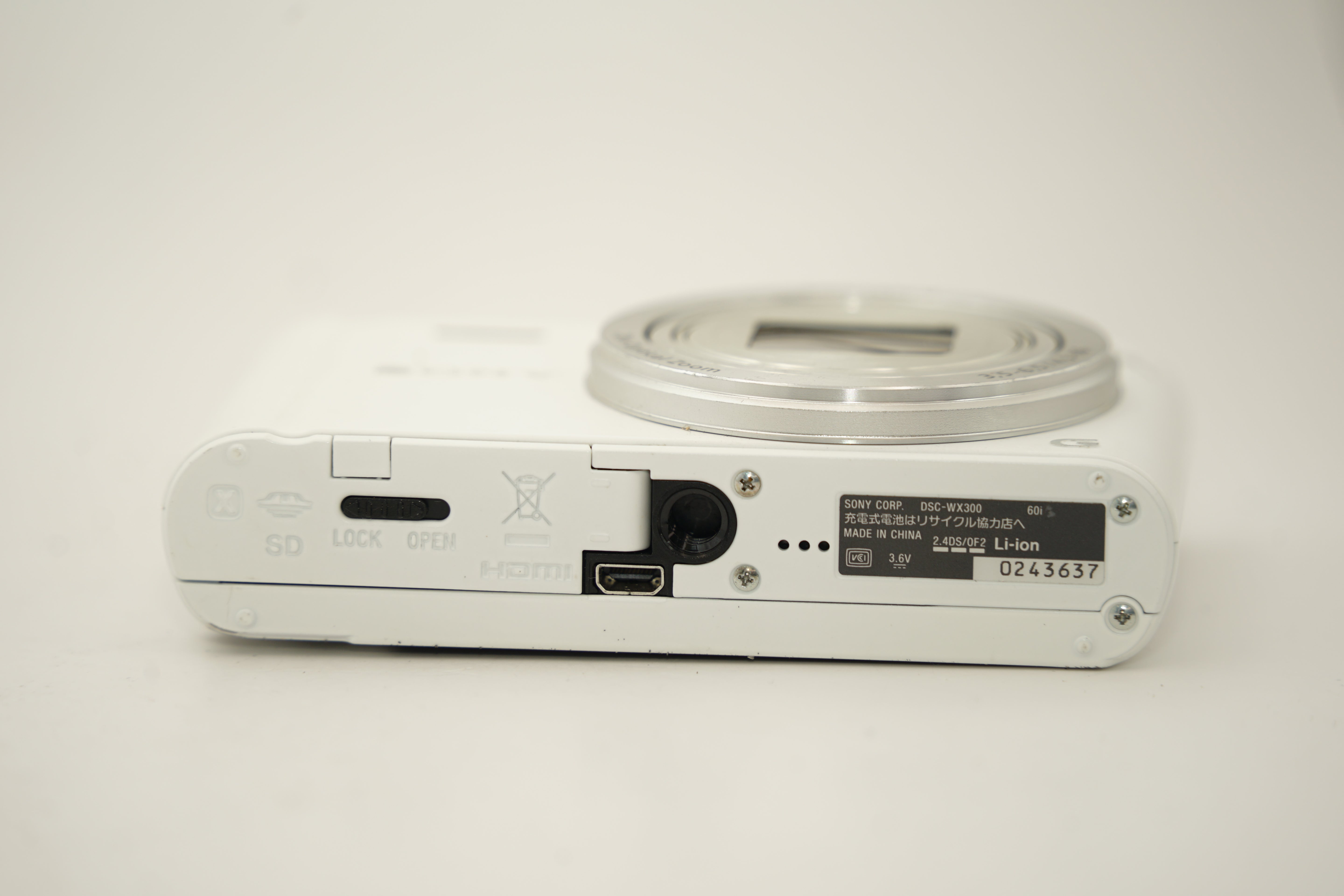 SONY Cyber-shot DSC-WX300 ﾎﾜｲﾄ バッテリー付属