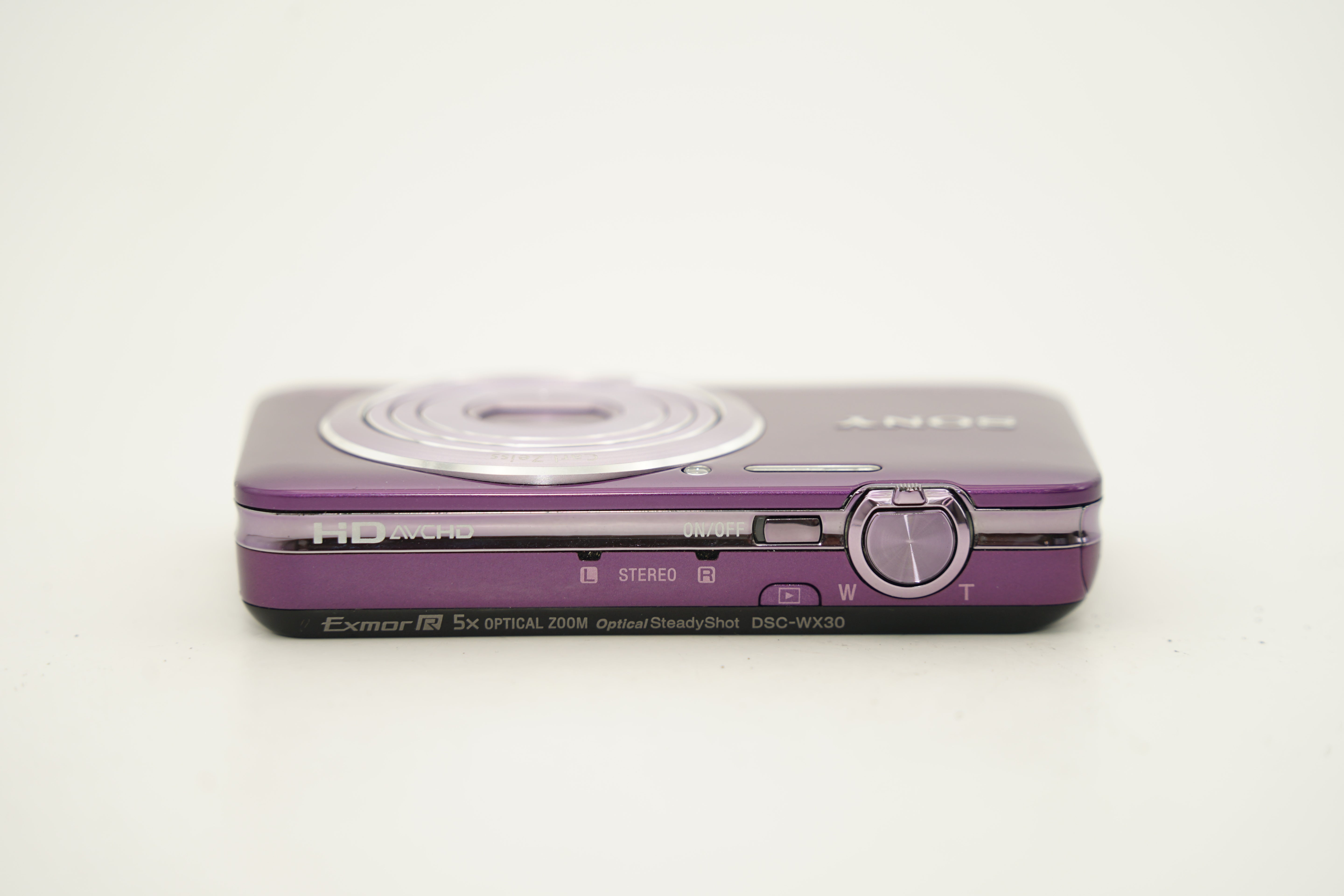 SONY Cyber-shot DSC-WX30 ﾊﾟｰﾌﾟﾙ バッテリー付属