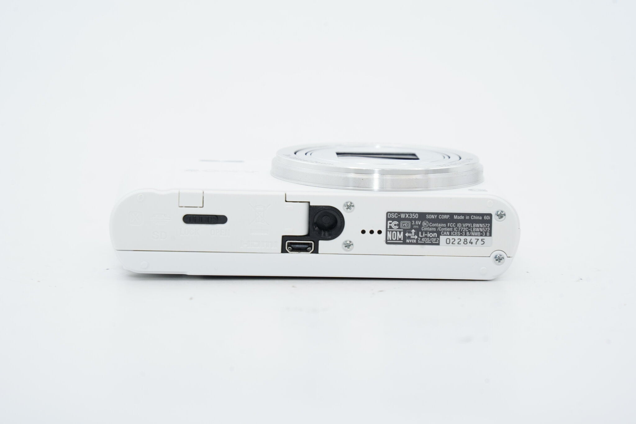 SONY Cyber-shot DSC-WX350 ホワイト バッテリー 充電器付属 [箱付属]