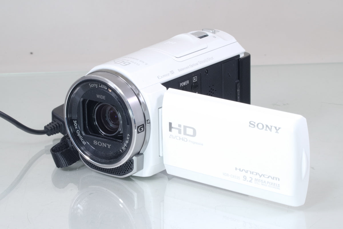 SONY HDR-CX535 ホワイト 充電器 バッテリー 付き