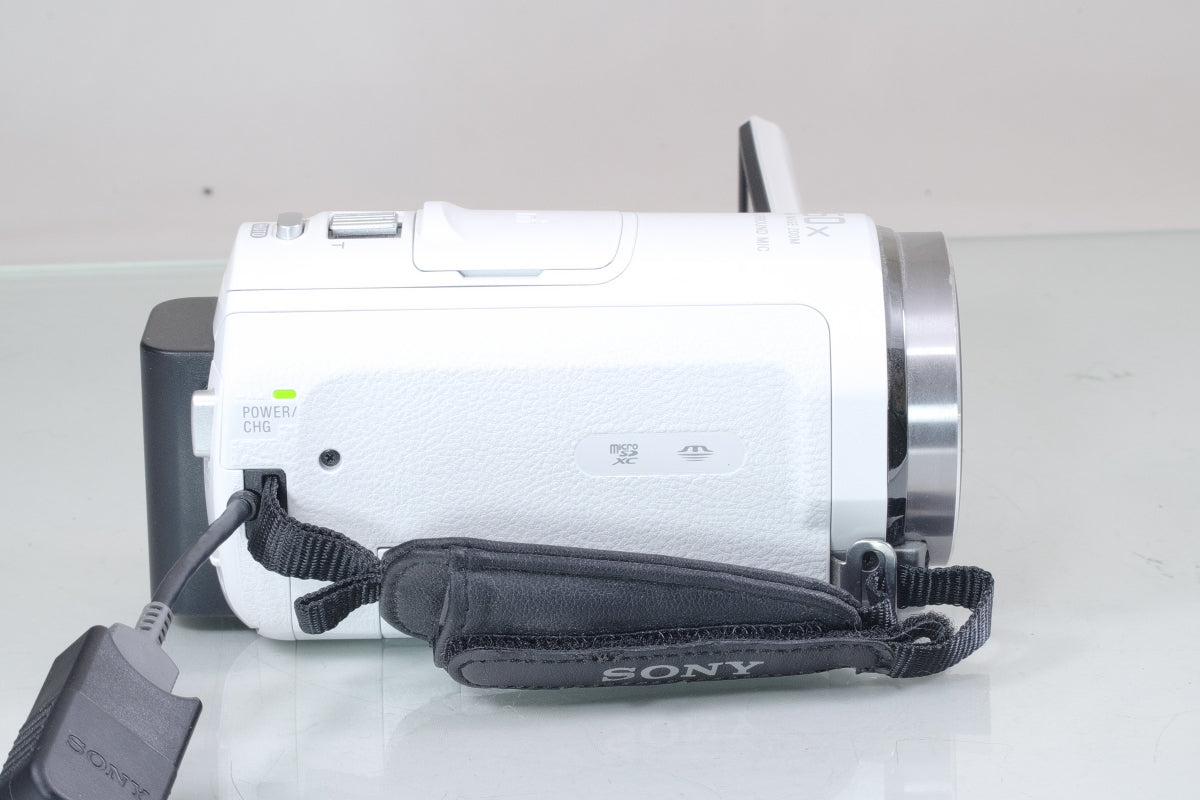 SONY HDR-CX535  ホワイト 充電器 バッテリー 付き